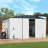 10 ft. W x 12 ft. D Metal Storage Shed-96123150
