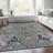 Machine Washable Indoor/Outdoor Xhevrie Pewter Rug-514605997