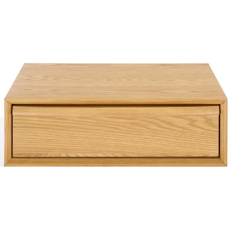 Table de chevet flottante Arcania Philbert, Naturel