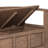 Adams 48"W Solid Wood Contemporary Entryway Storage Bench with Lift-Top Lid and Dual Compartments-560414034