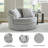 Soma Upholstered Swivel Accent Chair