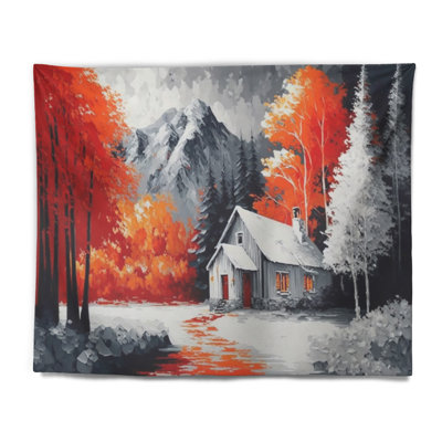 - Tapisserie murale paysage