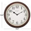 Horloge murale ronde 15,5"