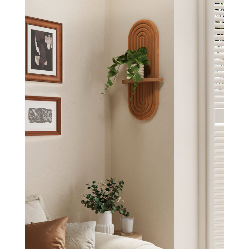 Étagère murale bohème Boho, Brun