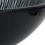 17 Stories 420mm L x 420mm W Satin Black Tempered Glass Circular Sink