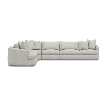 Jules Fabric 5 Pc Sectional