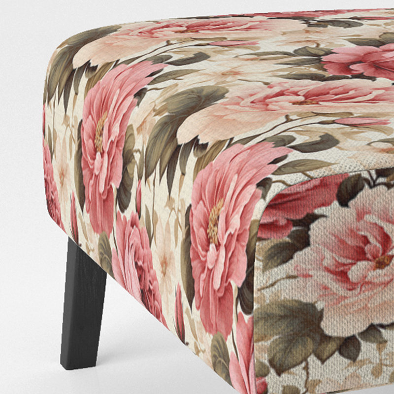 Fauteuil de chambre rembourré Vintage Charm