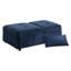 Modern Lift Top Storage Bench With Pull-Out Bed 1Pc Velvet Tufted Solid Wood Furniture-1565483666