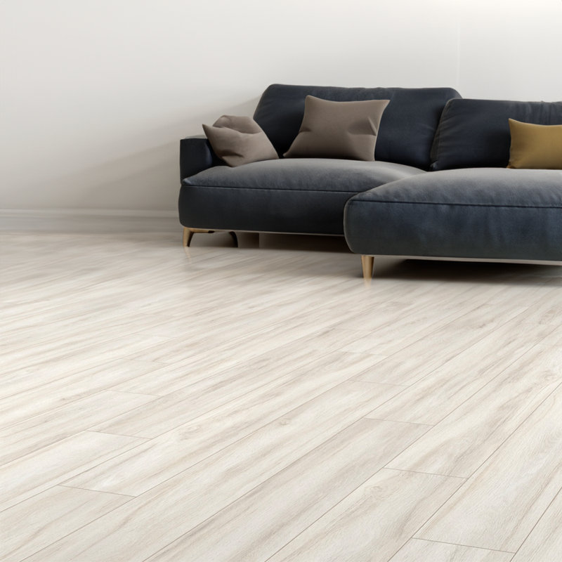 47.25'' L Laminate Flooring, White