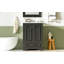 Meuble-lavabo 24 po avec lavabo en céramique, armoire de rangement autoportante moderne avec poignées, portes à fermeture douce-867710529