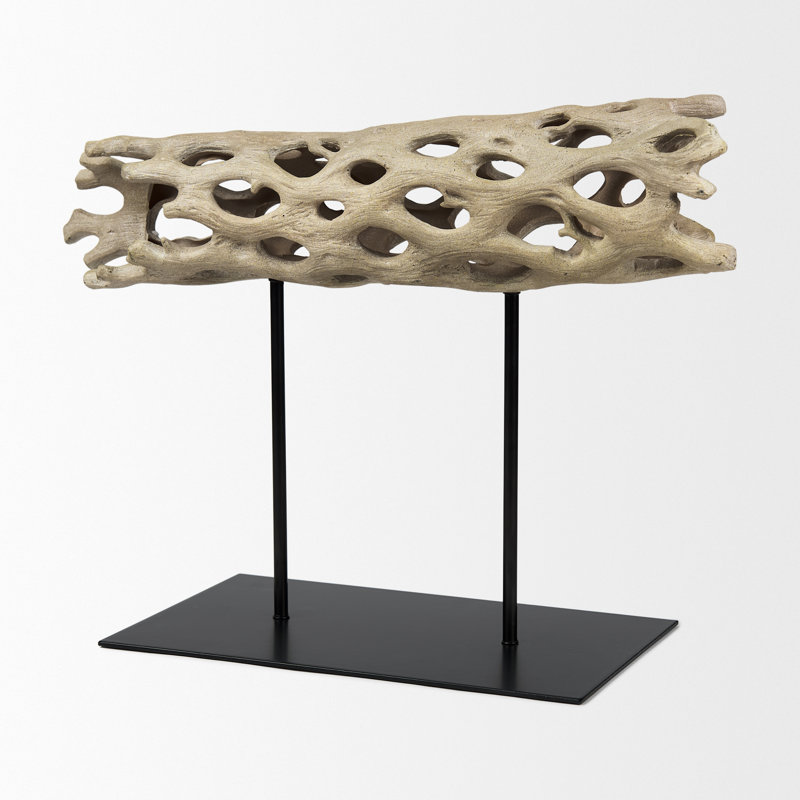 Objet décoratif en résine de bois Hrima