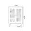 Console rectangulaire en bois massif noir