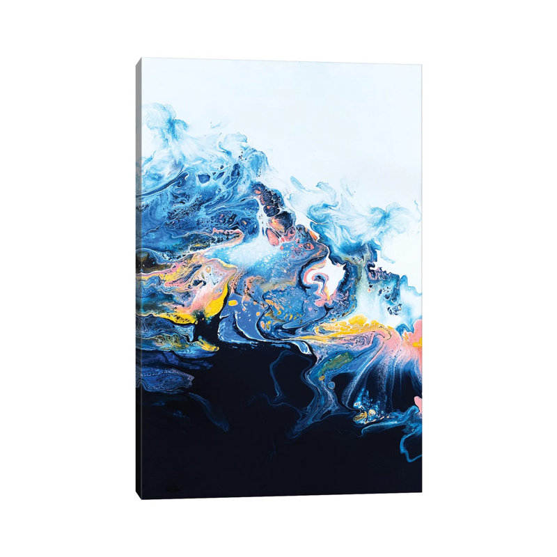Starburst Wave - Print on Canvas, Wrapped Canvas, 30.48 cm H x 45.72 cm W