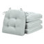 Coussins de chaise pour chaises de salle à manger (ensemble de 4)