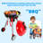 Preschool Play Kitchens Toy, BBQ Grill Playset with Pretend Smoke, Light, Sound