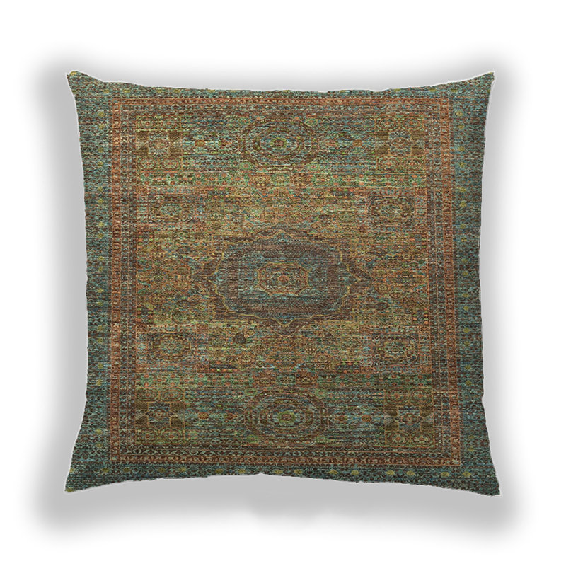 Coussin décoratif abstrait 2353, Microsuède