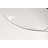 Adrey - 46 Inch LED Island Pendant - Matte Black - Silk Screened Acrylic Lens