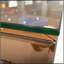 Table basse à 3 niveaux avec miroir en diamant concassé