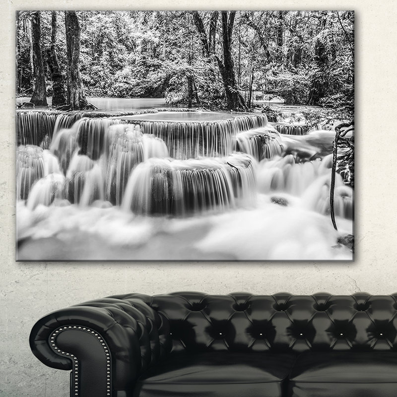 « white erawan cascade », impression sur toile, H 20 po x l 20 po x P 1 po