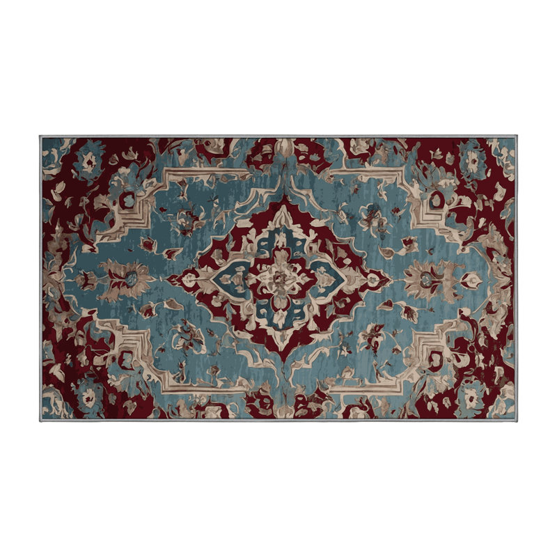 Tapis gris lavable à la machine, Tapis de couloir 2 pi x 4 pi