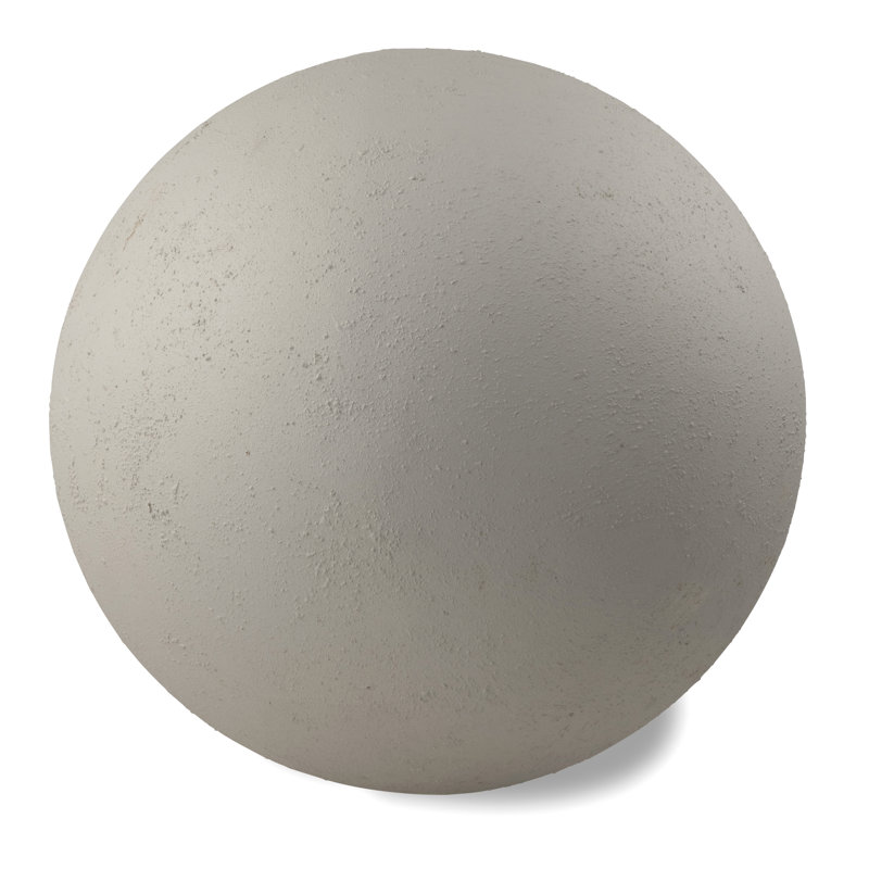 Baker Decorative Sphere Fibreglass Garden Statue, Medium