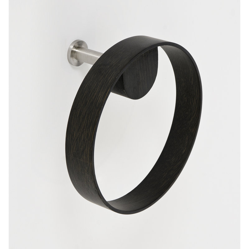 Ring Towel Holder Yoku, Dark Oak