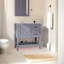 Ensemble de meuble-lavabo simple 30 po avec plateau en bois manufacturé et miroir Shentel