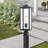 Topawa 1-light Outdoor Post Light Kits Head with Clear Glass Shade-1573886746-1573886748