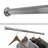 Grey Oak 22.5" Floor-Mounted Closet Section with 1 Clothing Rod & 3 Shelves-136929471-136929473