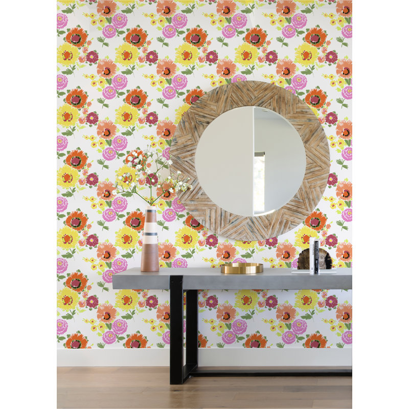 Rouleau de papier peint L 33 pi x l 20,5 po, Jaune