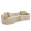 Canapé modulaire courbé 4 places Modern Cloud-279055958