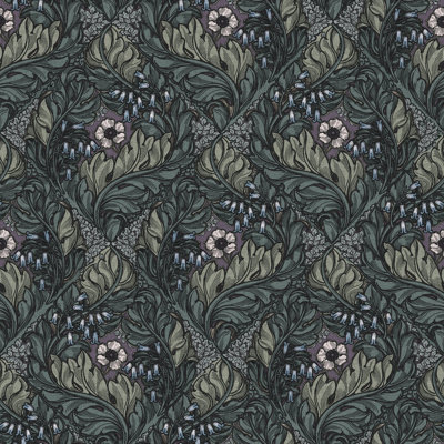Llewelyn-Bowen - Off The Wall Floral Non-Woven Wallpaper Roll