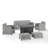 7 - Person Patio Conversation Set with Cushions-767986627-755700563