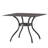 38.48" Square Patio Table, Aluminium, Black Sand Mesmerize Aluminium 38.48 Square, Touch