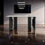 Ensemble de table rectangulaire moderne avec chaises-106973921