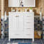 Ensemble de meuble-lavabo autoportant 30 po avec 4 tiroirs en céramique 30 po-1114496848