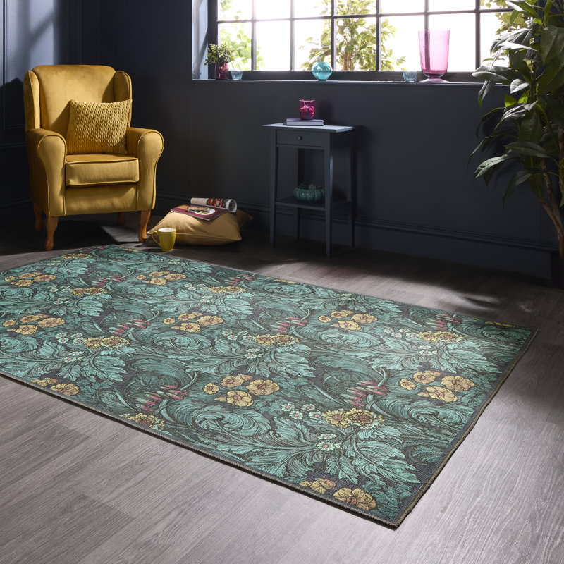 Geometric Digitally Printed 100% Polyester Area Rug, Rectangle 120 x 170 cm