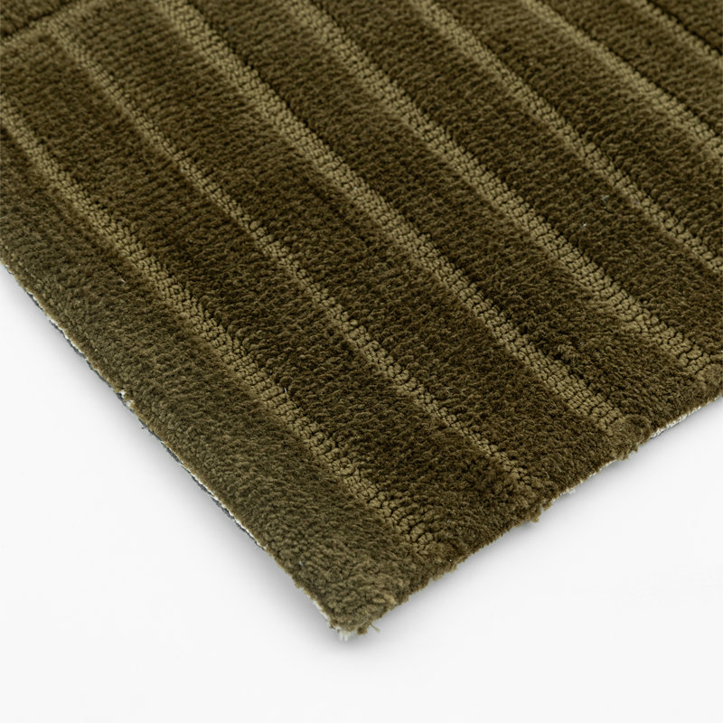 Saser Rug 160x230cm, Rectangle 64cmx 96cm, Green