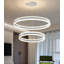 2-ring Modern Led Chandelier Gold-130133996