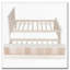 Lit plateforme en bois avec lit gigogne escamotable, armoire de rangement-717859442-717858191