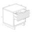 Table de chevet 2 tiroirs Elara-126624632