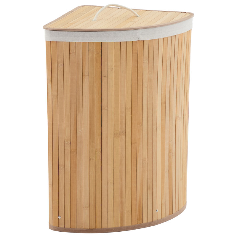 Bamboo Laundry Basket, Carbonized color