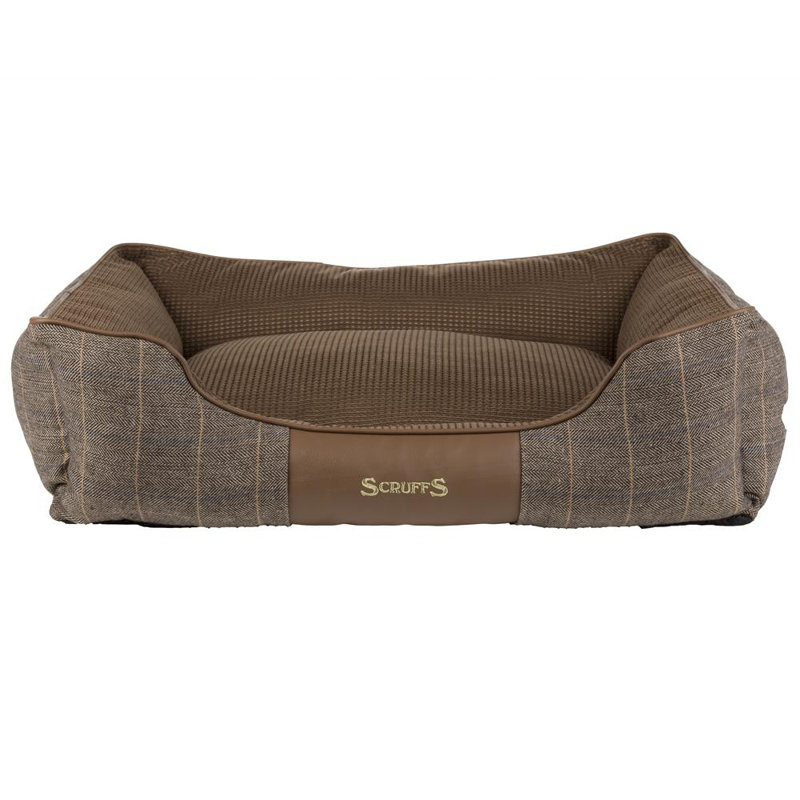 Windsor Polyester Pet Bed, Chestnut/Saddle Brown, 16cm H x 50cm W x 40cm D