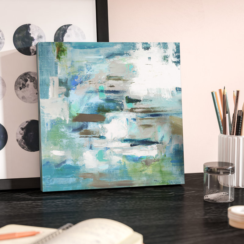 Tranquil Colors par Dana McMillan - Toile tendue, H 12 po x l 12 po x P 1,5 po
