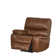 Fauteuil inclinable standard en cuir grainé de 41 po de large Flagg