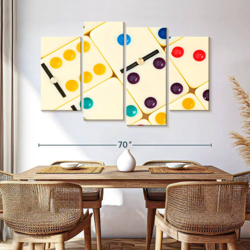 Dominos colorés
