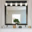 Luminaire de salle de bain moderne Soho Longshore Tides Ã  5 ampoules, en laiton brossÃ© noir avec verre granitÃ©-1939157302