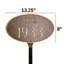 Plaque d’adresse pour pelouse sur 2 lignes historique de Bosphore-1751732425