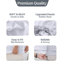 Drap-housse en microfibre Lux Decor jusqu'à 16 pouces de profondeur-940831320-940831325
