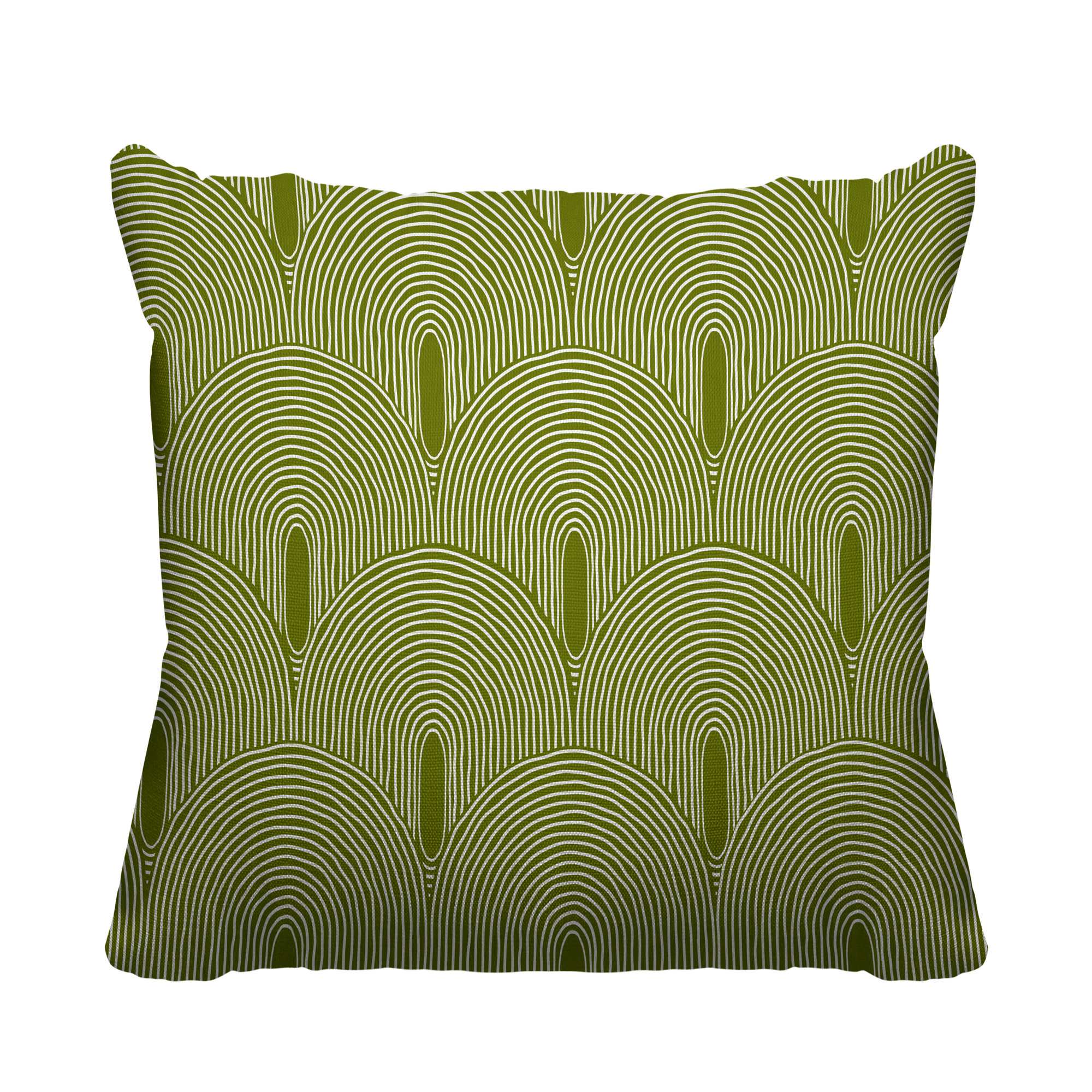 Limpo Indoor/Outdoor Throw Pillow, 16" x 16", Chartreuse